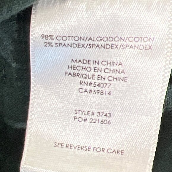 CABI High Skinny Cord Jeans Hunter Green Sz 4 #3743 EUC - Picture 7 of 7